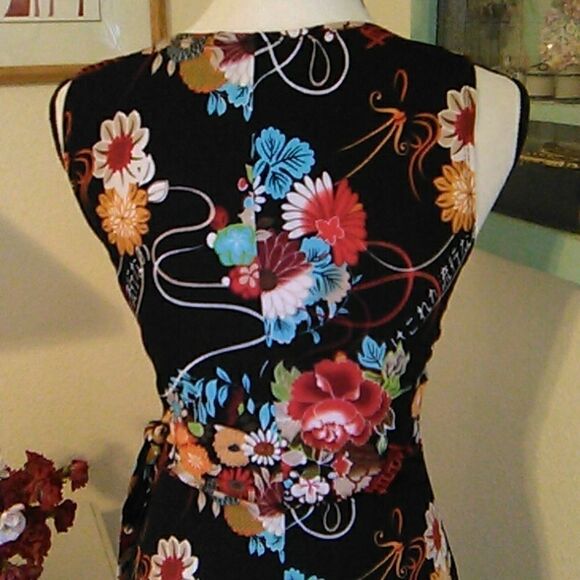 Aqua Blue Handkerchief Hem Dress - Picture 9 of 13